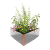 Stainless Steel and Copper Raised Garden Bed - Triangle