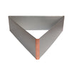 Stainless Steel and Copper Raised Garden Bed - Triangle