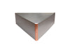 Stainless Steel and Copper Raised Garden Bed - Triangle